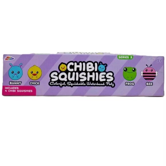 Chibi Squishies Stress & Sensory Balls - Colorful Waterbead 4 Pack - Picture 5 of 5
